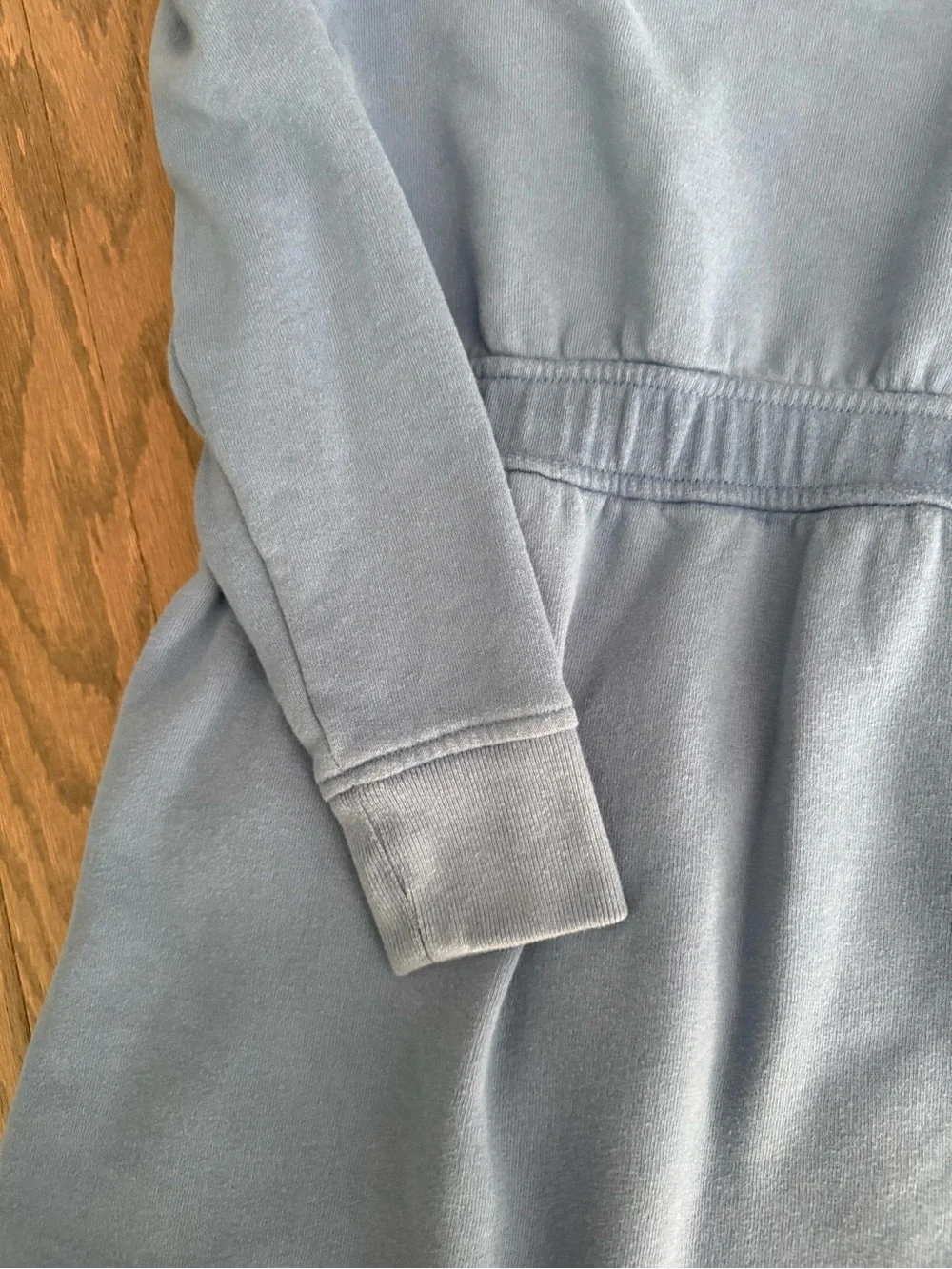 Girls polo Ralph Lauren sweater dress sz large 12-14 blue fleece preppy